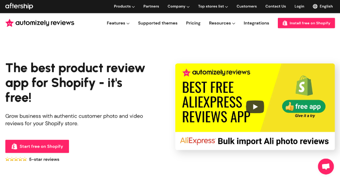Automizely Product Review App